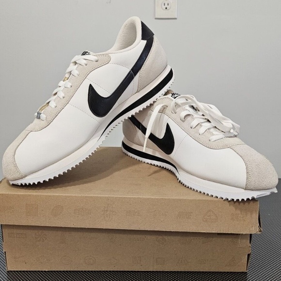 Size 12 - New Nike Cortez Basic White - 316418-102